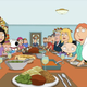 Illustration for article titled iFamily Guy/i: “Thanksgiving.”